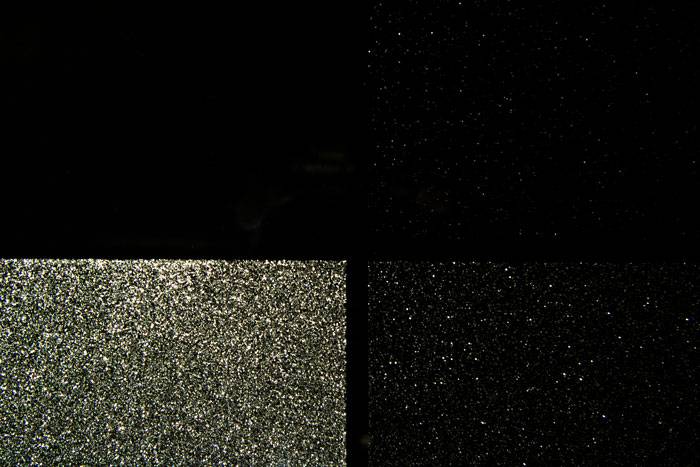 black glitter sparkle