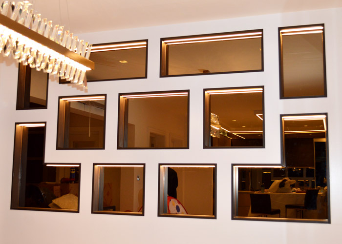 Feature Mirror Walls