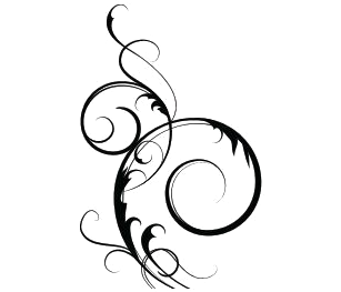 Swirls Stencil 5